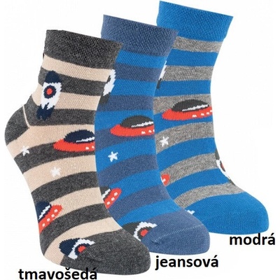 Chlapčenské ponožky Vesmír RS modrá