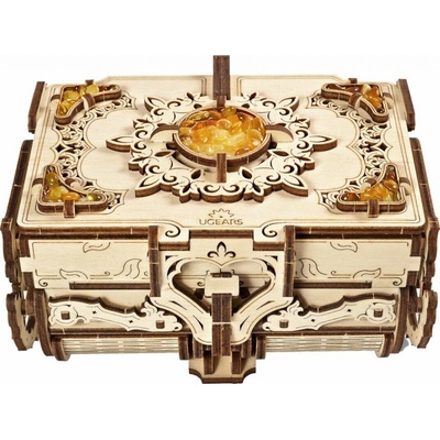 Ugears 3D puzzle Jantarová šperkovnice 189 ks