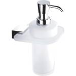 Nimco Kibo - Дозатор за сапун с държач, матирано стъкло/хром Ki X3-31W-26 (Ki X3-31W-26)