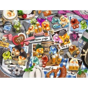 Ravensburger - Puzzle Gelini at the folk festival - 2 000 piese