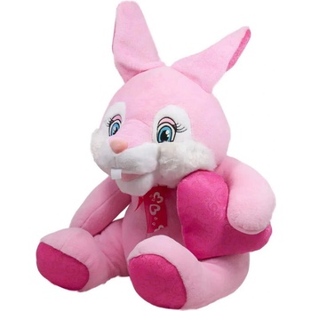 Голямо плюшено зайче със сърце