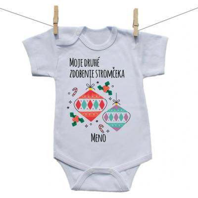 Boodyy Body s krátkym rukávom Moje druhé zdobenie stromčeka