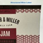 GrafiskHandellabel Structured wine label test roll - 4 meter (testroll2)
