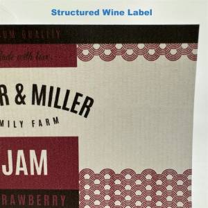 GrafiskHandellabel Structured wine label test roll - 4 meter (testroll2)