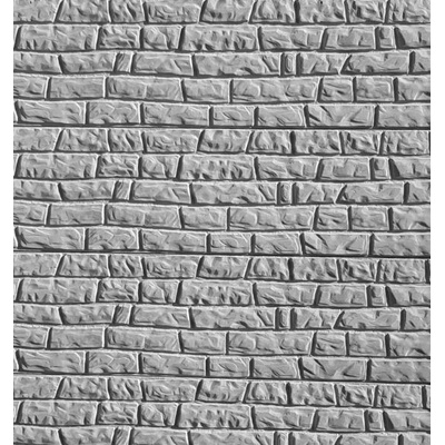 REMU Betonový plot - panel NEPRAV.CIHLA (50x200x4 cm) jednostr. přírodní