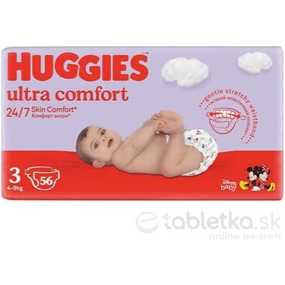 Huggies Ultra Comfort Jumbo 3 5-8 kg 56 ks