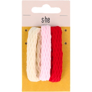 s-he stylecollection Ластици за коса, различни цветове, 3 бр (3132435)