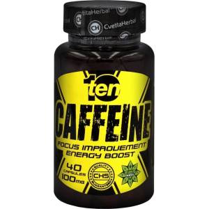 10/ten nutrition Caffeine 100 mg [40 капсули]