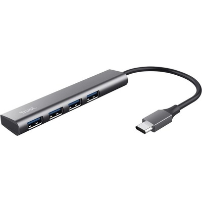 Trust USB хъб TRUST Halyx 4-PORT USB-C HUB (24948)
