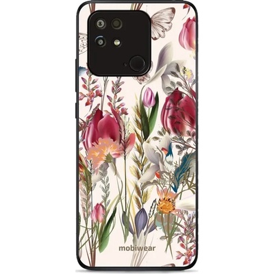 Mobiwear Glossy - Xiaomi Redmi 10C - G031G - Rozkvetlá louka