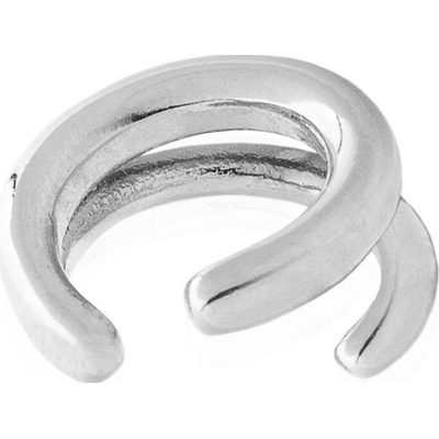 Franco Bene Dvojitá ear cuff náušnice stříbrná 159