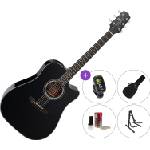 Takamine GD30CE Premium SET Black Електро-акустична китара Дреднаут