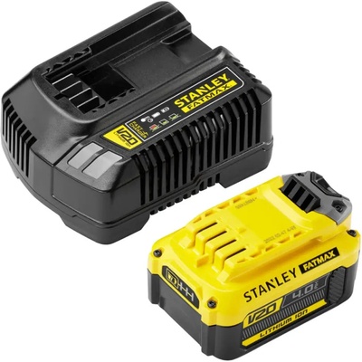 Stanley АКУМУЛАТОРНА БАТЕРИЯ И ЗАРЯДНО УСТРОЙСТВО 18 v 4 ah stanley sfmcb14m1-qw (5035048724514)