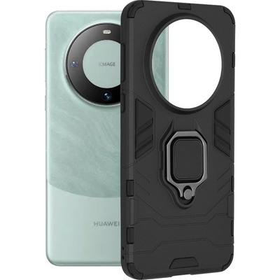 Techsuit Huawei Mate 60 Pro Odolné Ring Armor Case čierne