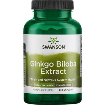 Swanson Ginkgo Biloba Extract 60 mg [240 капсули]