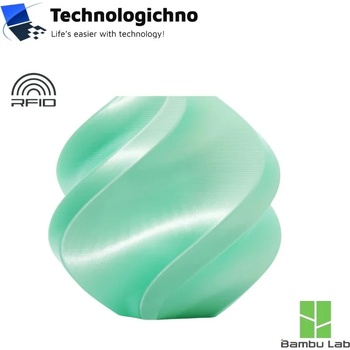 Bambu Lab PLA Silk+ Bambu Mint With Spool (A06-G1-1.75-1000-SPL)