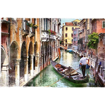 DIMEX ART Флизелинов фототапет романтична венеция 375 x 250 см