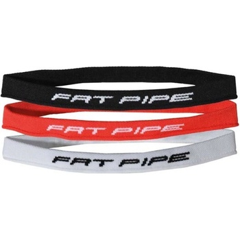 Fatpipe Andre hairband 3ks černá/červená/bílá
