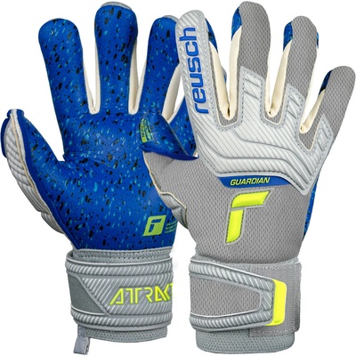 Reusch Attrakt Fusion Guardian šedá/žlutá/modrá – Hledejceny.cz