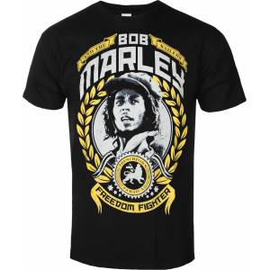 NNM мъжка тениска Bob Marley - Freedom Fighter - черен - DRM13539000