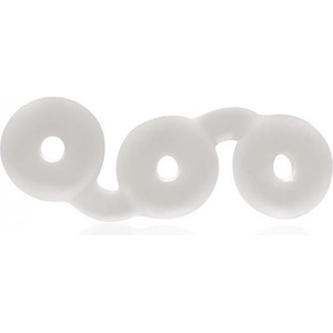 Perfect Fit Brand Triple Donut Ring Transparent