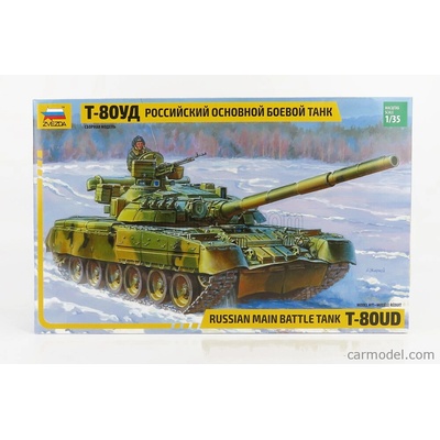 Zvezda Tank T-80ud Military Russian Main Battla 1945 1:35