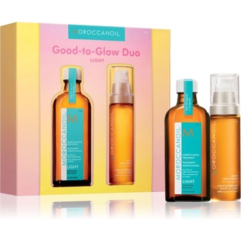 Moroccanoil Good-to-Glow Duo Light комплект за коса и тяло