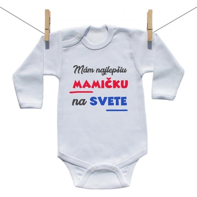 Body s dlhým rukávom Mám najlepšiu mamičku na svete