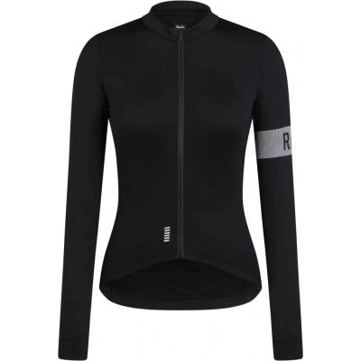 Rapha Women's Pro Team Long Sleeve Midweight Jersey II Black/White