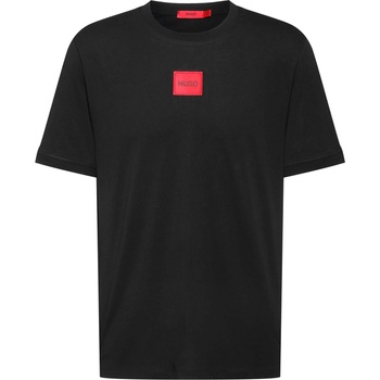 Image 1 of Hugo Тениска Hugo Mens Regular Fit Diragolino T-Shirt - Black 001