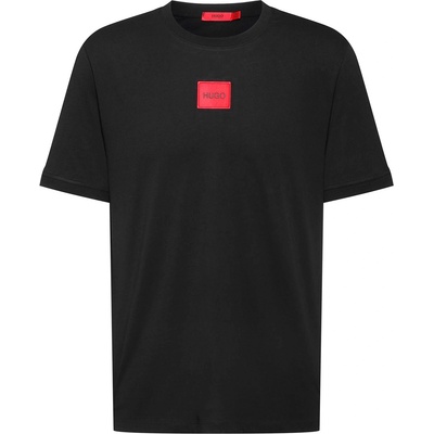 Hugo Тениска Hugo Mens Regular Fit Diragolino T-Shirt - Black 001