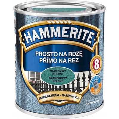Akzo Nobel Hammerite přímo na rez 0,7L kladívkový zelená – Hledejceny.cz