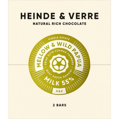 Heinde & Verre 55% mléčná Mellow & Wild Papua milk 70 g