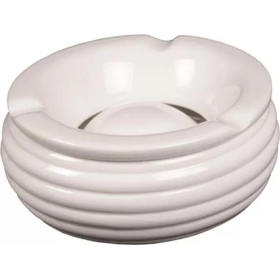 Popolník Gastro vonkajšej do vetra keramický 15 cm biely