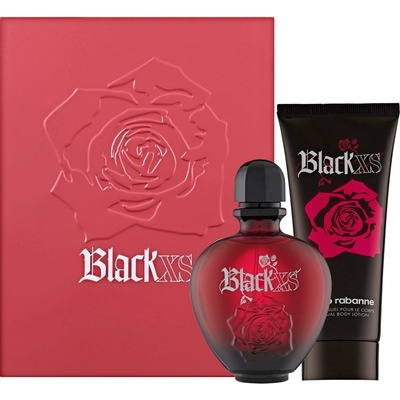 Paco Rabanne Black XS for Her EDT 50 ml + tělové mléko 100 ml dárková sada