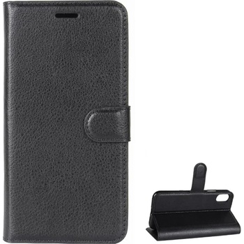 Gigapack iPhone XS 5.8 GIGAPACK Стоящ калъф с кожен ефект FLIP, Premium, BLACK GP-72364 (GP-72364)