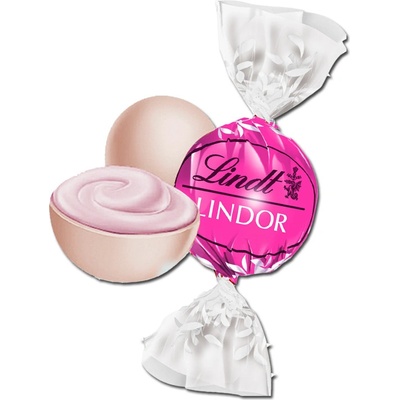 LINDT LINDOR Jahody a smetana 12,5 g