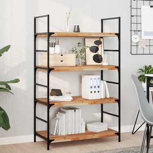 vidaXL Плаващи рафтове, 4 бр. , 60x40x4 см, маслено обработени, масивна дървесина, акация (3279634)