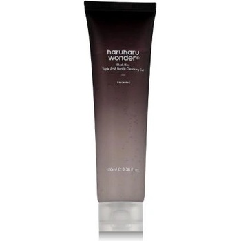 haruharu wonder Black Rice Triple AHA Gentle Cleansing Gel ексфолиращ почистващ гел за лице 100 ml унисекс