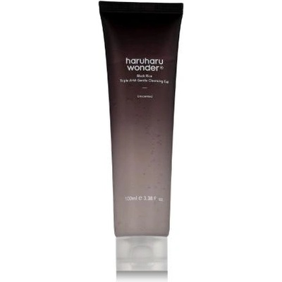 haruharu wonder Black Rice Triple AHA Gentle Cleansing Gel ексфолиращ почистващ гел за лице 100 ml унисекс