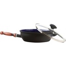 Beelis Pánev BSE Stabil Extra Sfinx dřevěné držadlo a skleněná poklice 26 cm