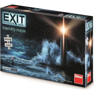 Dino Úniková hra s puzzle: Osamelý maják