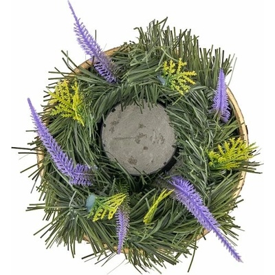 Náhrobný kahanec so sviečkou sklenený 30 g