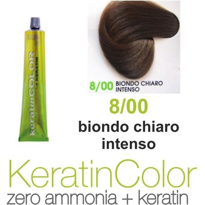 BBcos Keratin Color barva na vlasy 8/00 100 ml