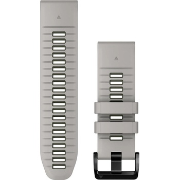 Garmin Силиконова каишка Garmin QuickFit 26 мм, сива със зелено, 010-13281-08 (010-13281-08)