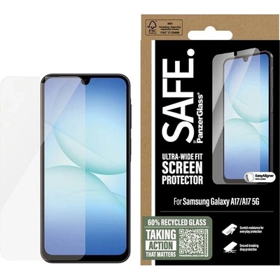 Safe Стъклен протектор SAFE - Ultra Wide Fit, Galaxy A17, прозрачен (5715685031601)