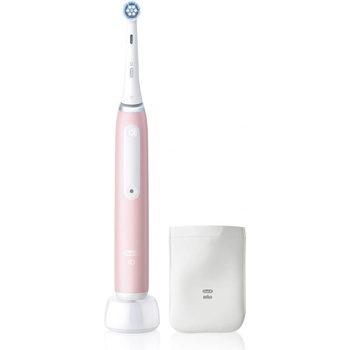 Oral-B iO3 Sensi Clean електрическа четка за зъби с калъф за зарядно устройство Blush Pink
