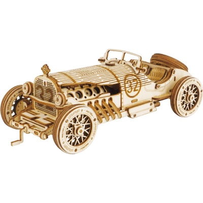 RoboTime 3D drevená skladačka Závodné auto