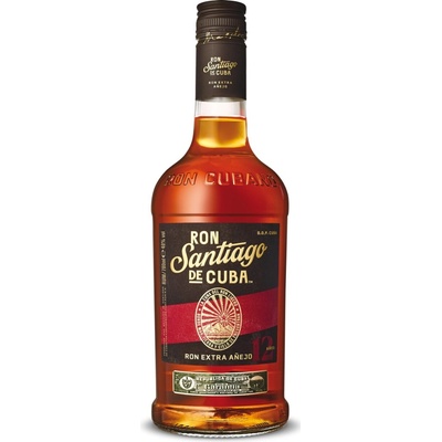 Santiago de Cuba Ron Extra Añejo 12 Años D.O.P. 40% 0,7 l (čistá fľaša)