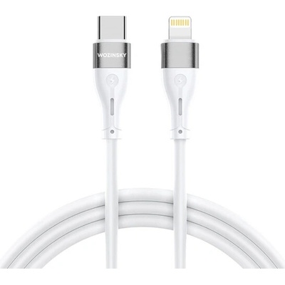 Wozinsky WSTCL2 Lightning / USB-C PD 27W, 2m, bílý